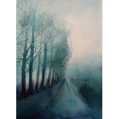 Mudeeha Ali, 10 x 14 Inch, Water Color On Paper, AC-MALI-001